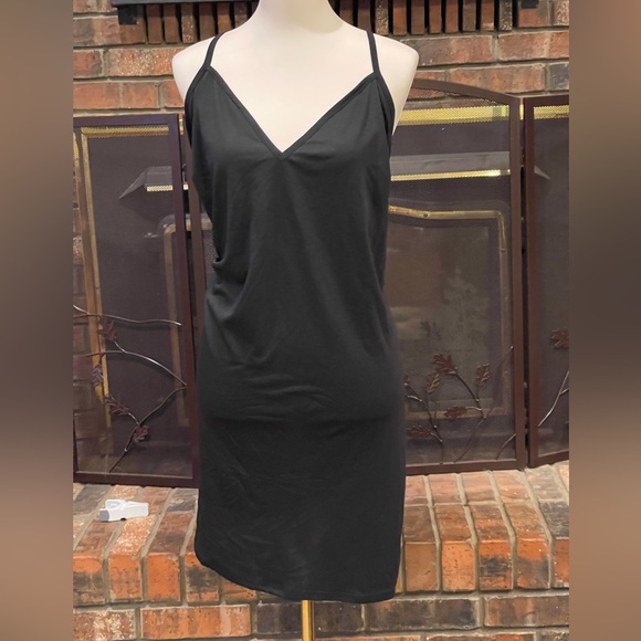 Ava & Viv Black Polka Dot Long Sleeve Dress 2pc - Picture 5 of 7